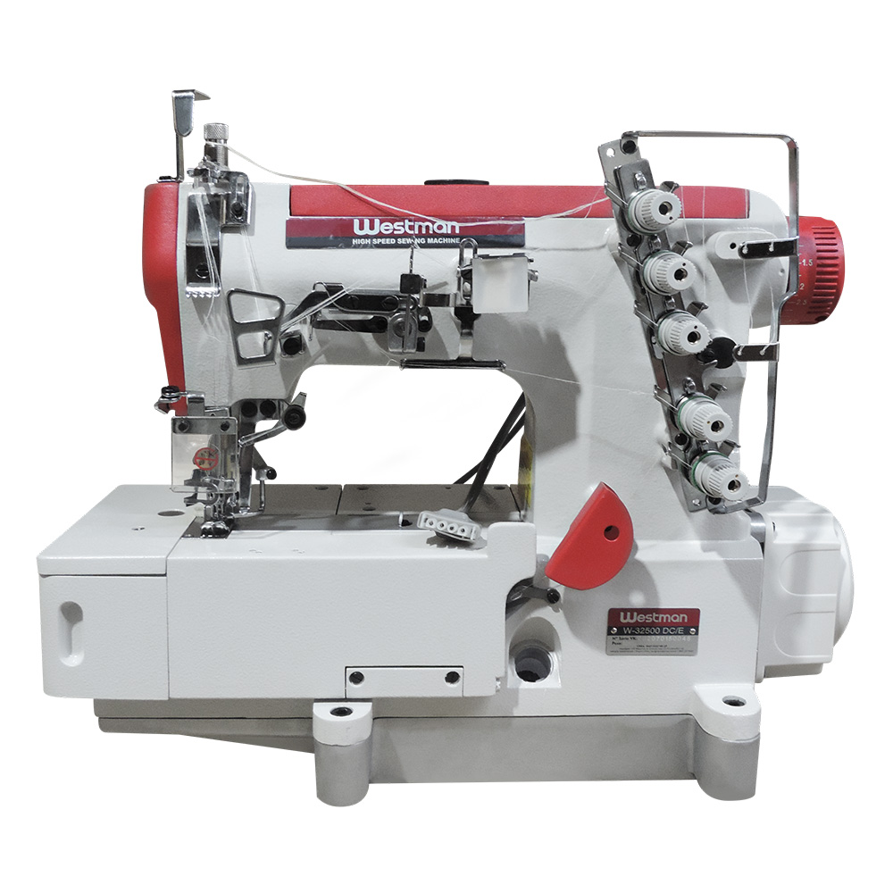 imagem prévia do produto: Máquina de Costura Industrial Galoneira Direct Drive Base Plana Fechada W-32500 DC