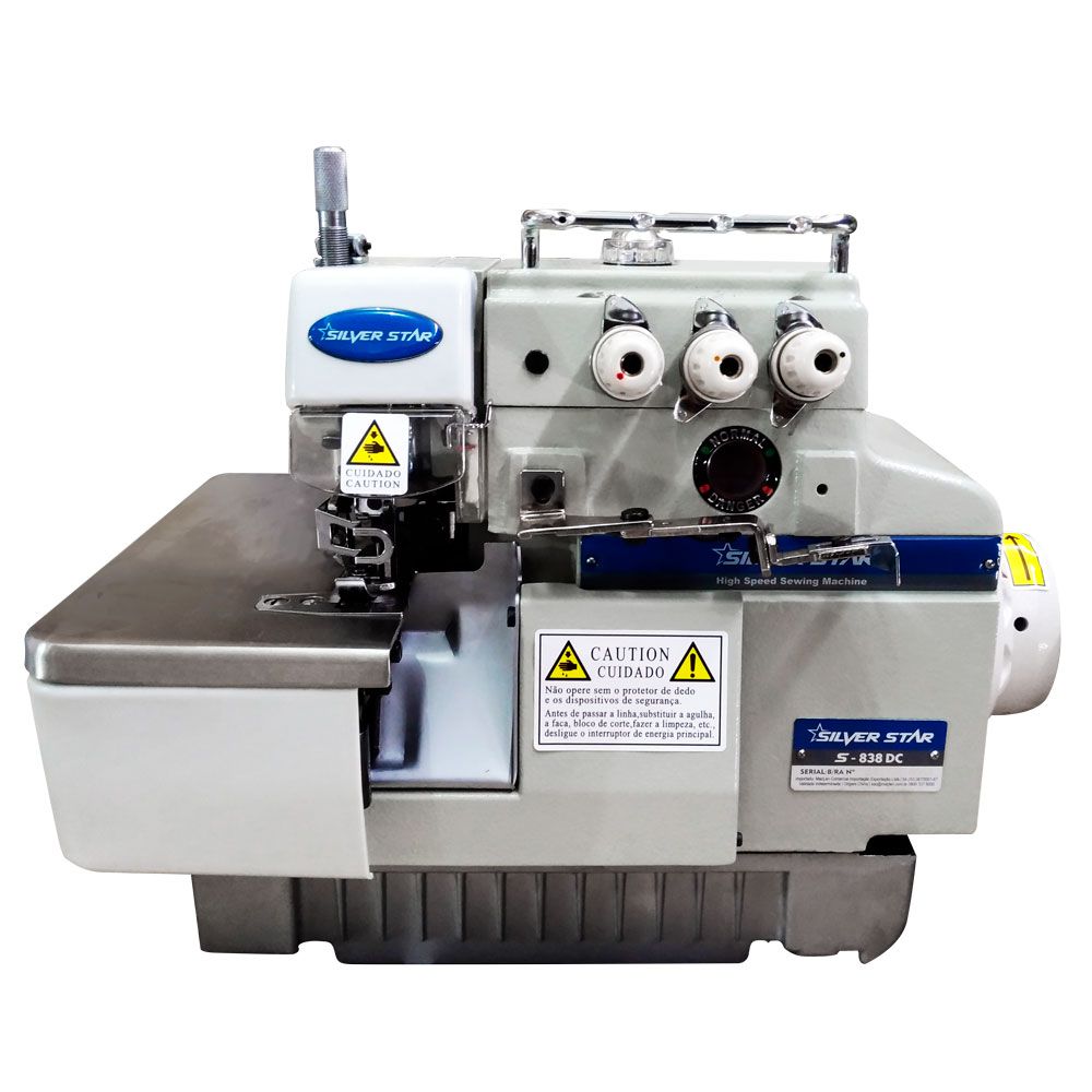 Máquina de Costura Overlock Direct Drive S-838 DC/E - Silverstar