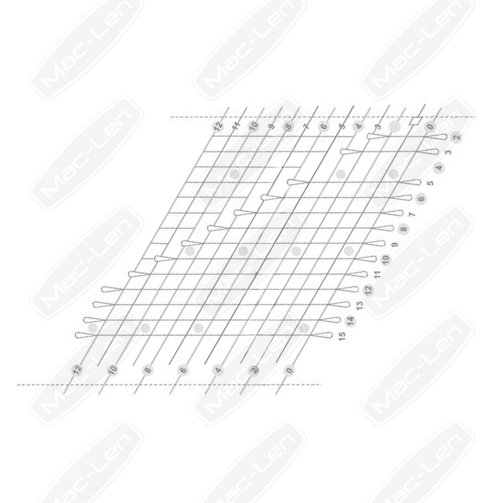 Régua Desdren Criative Diagonal