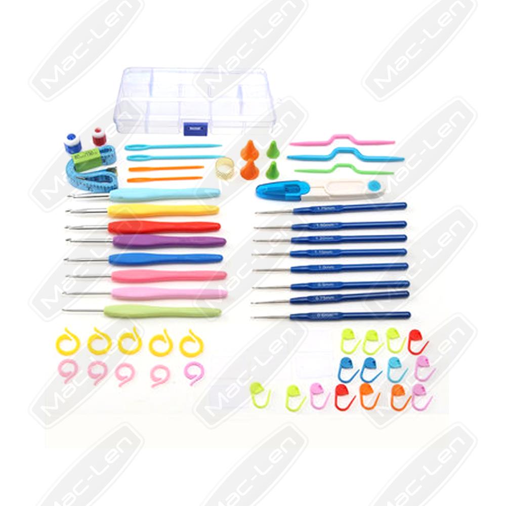 imagem prévia do produto: Kit Completo Necesserie Para Crochê