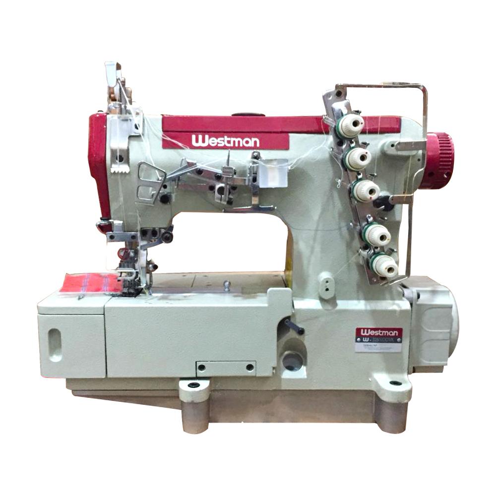 imagem prévia do produto: Máquina de costura industrial galoneira direct drive base plana fechada  W-32500-DC/VK