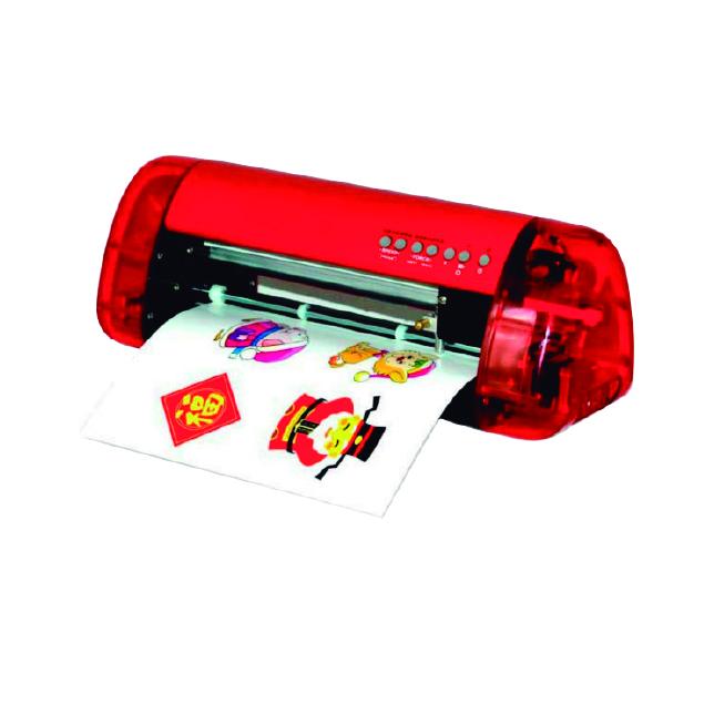 imagem prévia do produto: Mini Plotter de Corte e Disco Vermelha