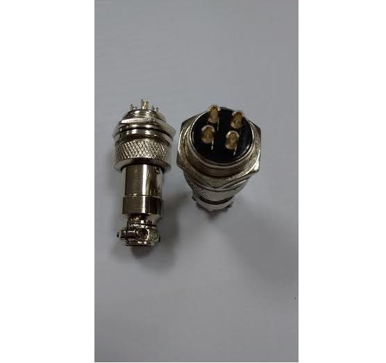 imagem prévia do produto: Reparo Tomada Plug 4 Pinos PT-WM Tomada Plug-4P