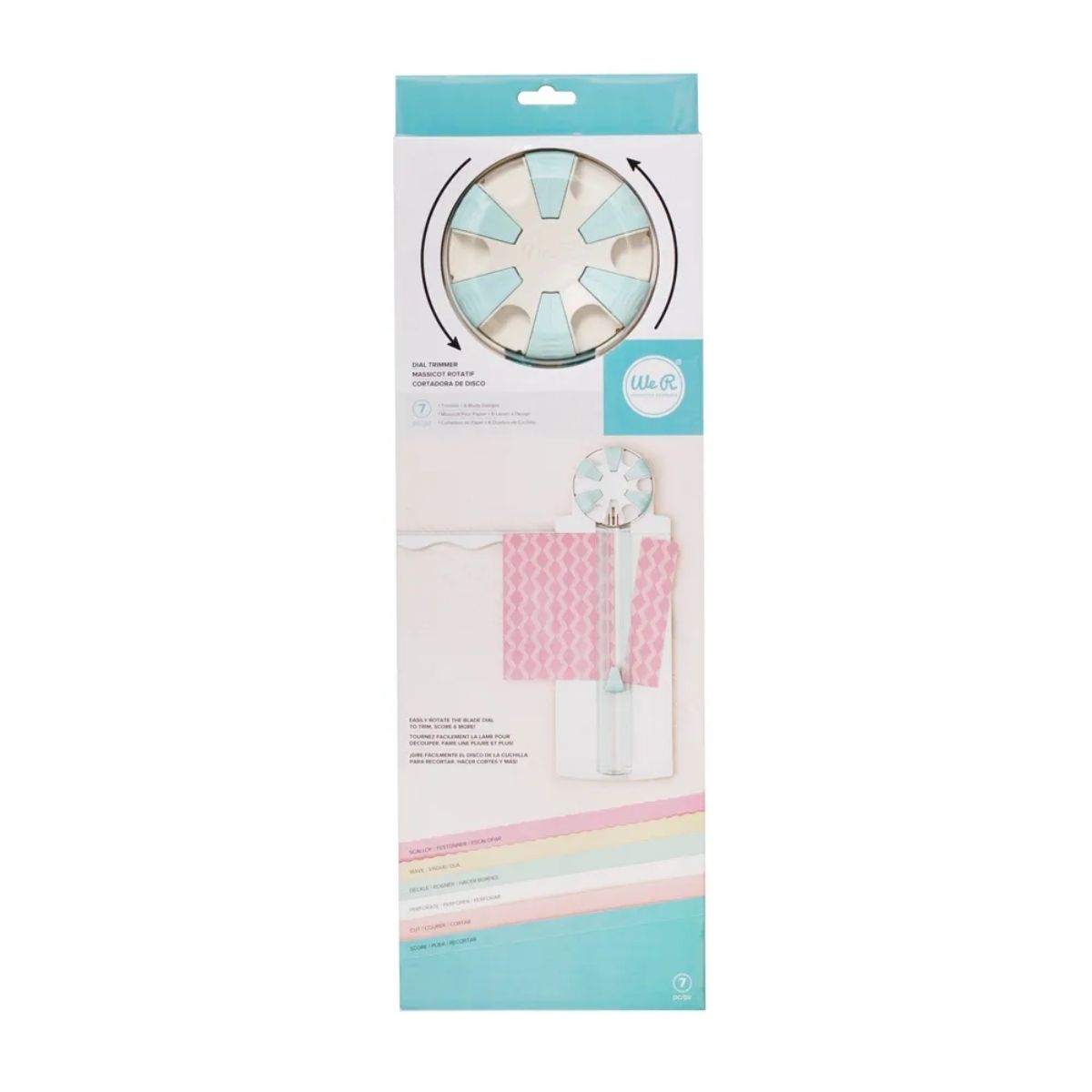 Disco Dial Trimmer com 6 Tipos de Corte - We R