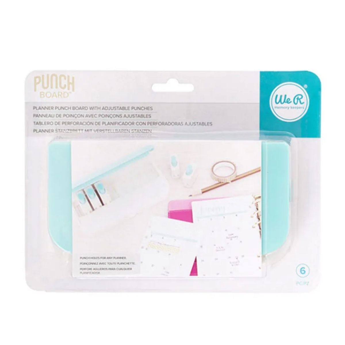 Placa Planner Punch Board Furadores de Papel - We R