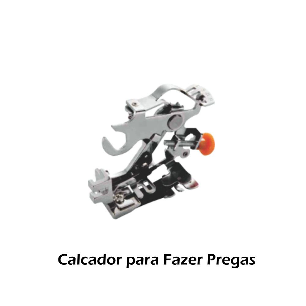 imagem prévia do produto: Kit de Pé Sapatas e Calcadores para Pregas Bordado Zig Zag Rolete 8 Peças