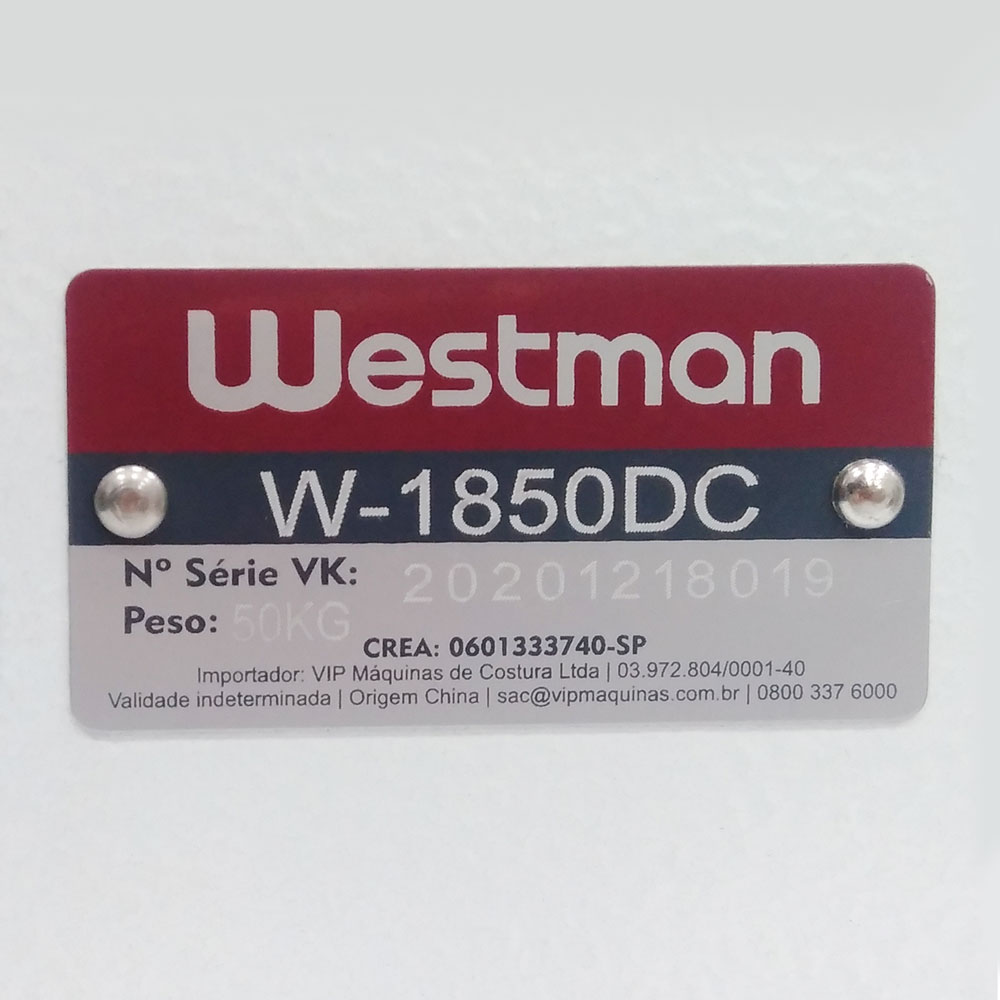 imagem prévia do produto: Máquina de Costura Travete Direct Drive W-1850DC/E - Westman