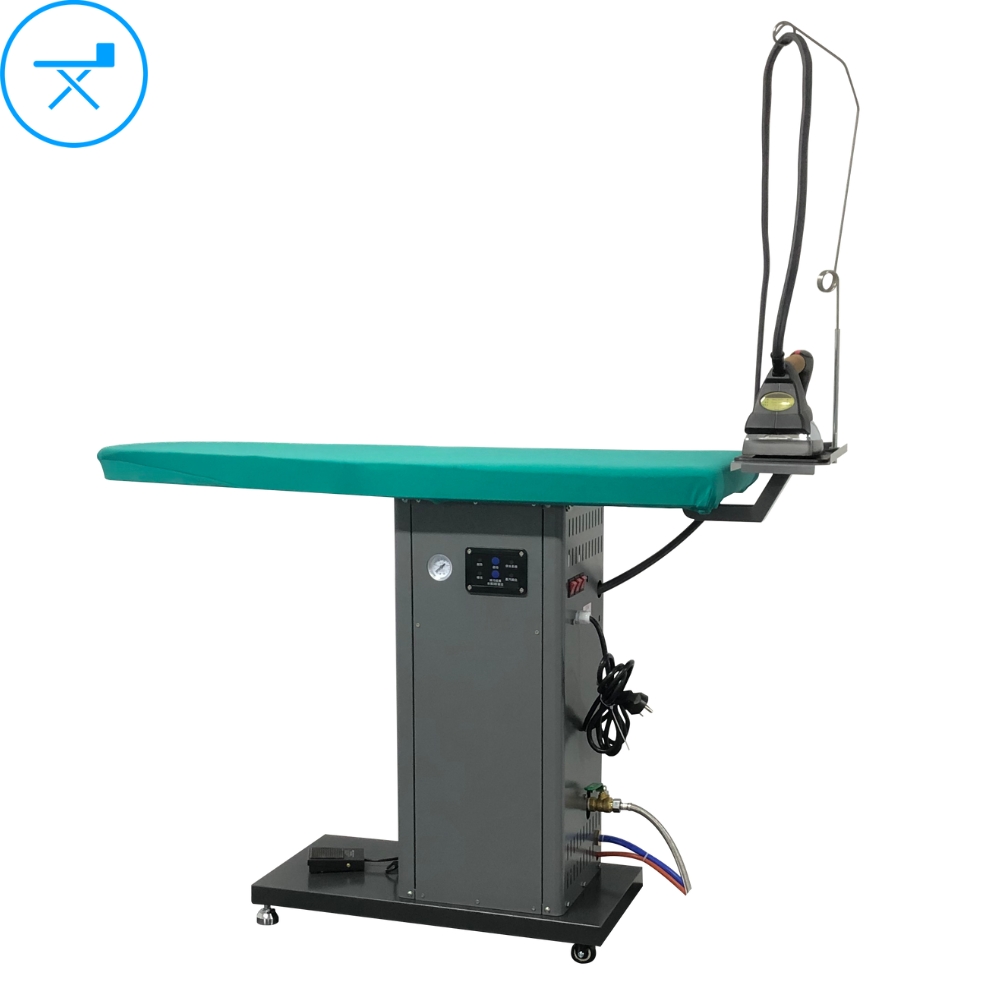 imagem prévia do produto: Mesa passar profissional (1050mm) com caldeira, abastecimento Automático, aquecimento, sucção - KOB-19 Kobest