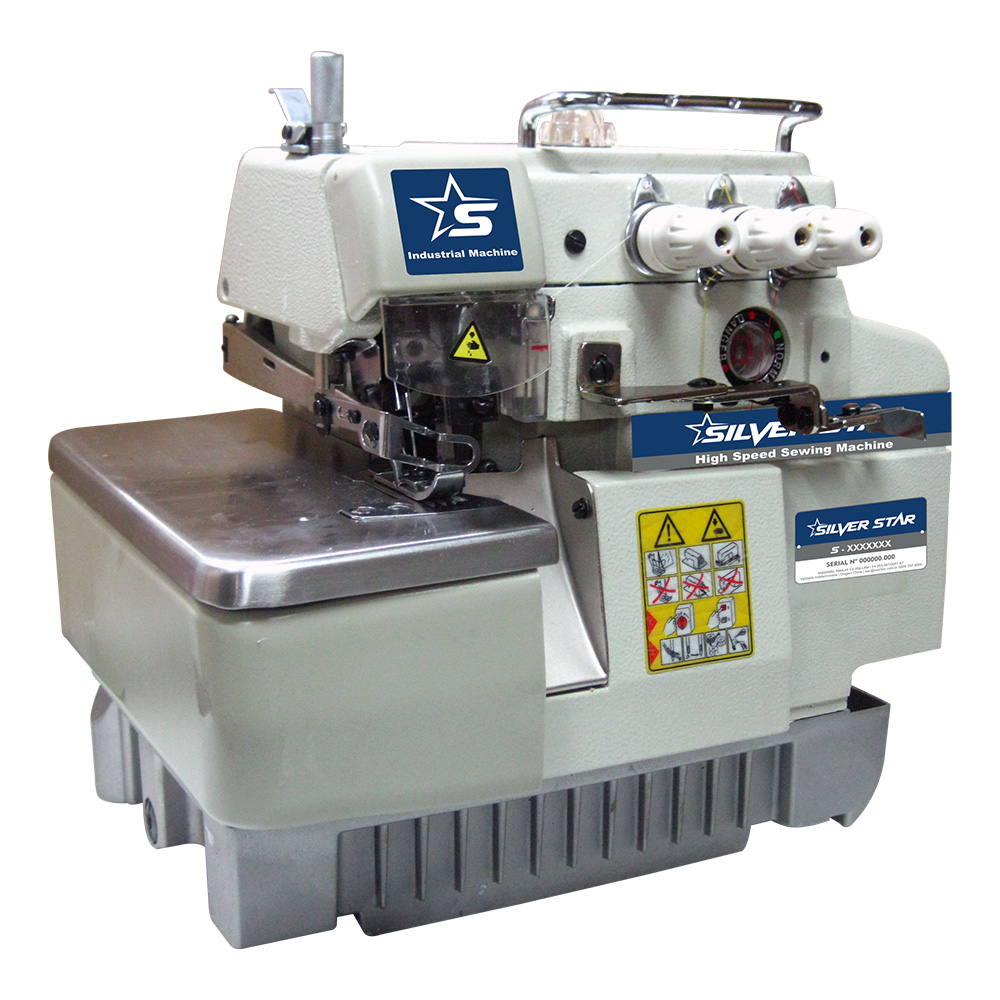 imagem prévia do produto: Máquina de Costura Industrial Overlock Completa - S-838/VK - Silverstar