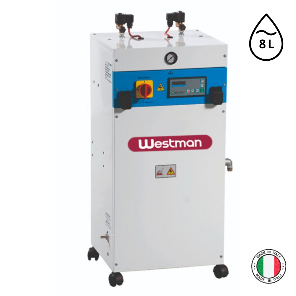 Caldeira 2 Ferros Com Resistência 8L Com Reabastecimento Automático.  (Não Acompanha Ferro) WG2FCR-BT  -  WESTMAN