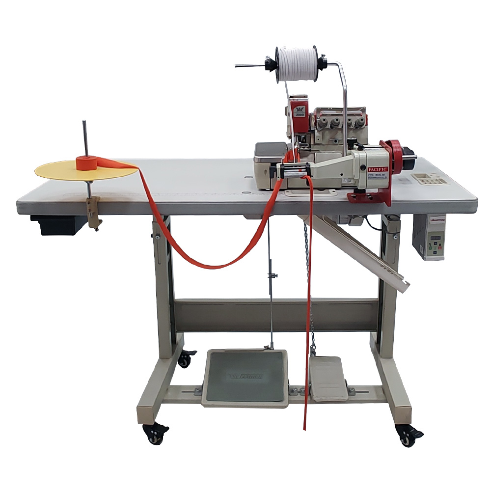 Máquina de Costura Industrial Overlock Ponto Cadeia W-2000-4M/MDK (Roletê)