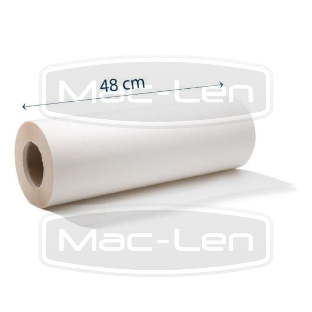 Papel termocolante rolo larg. 0,48m, 100yd (+/- 91,44m)