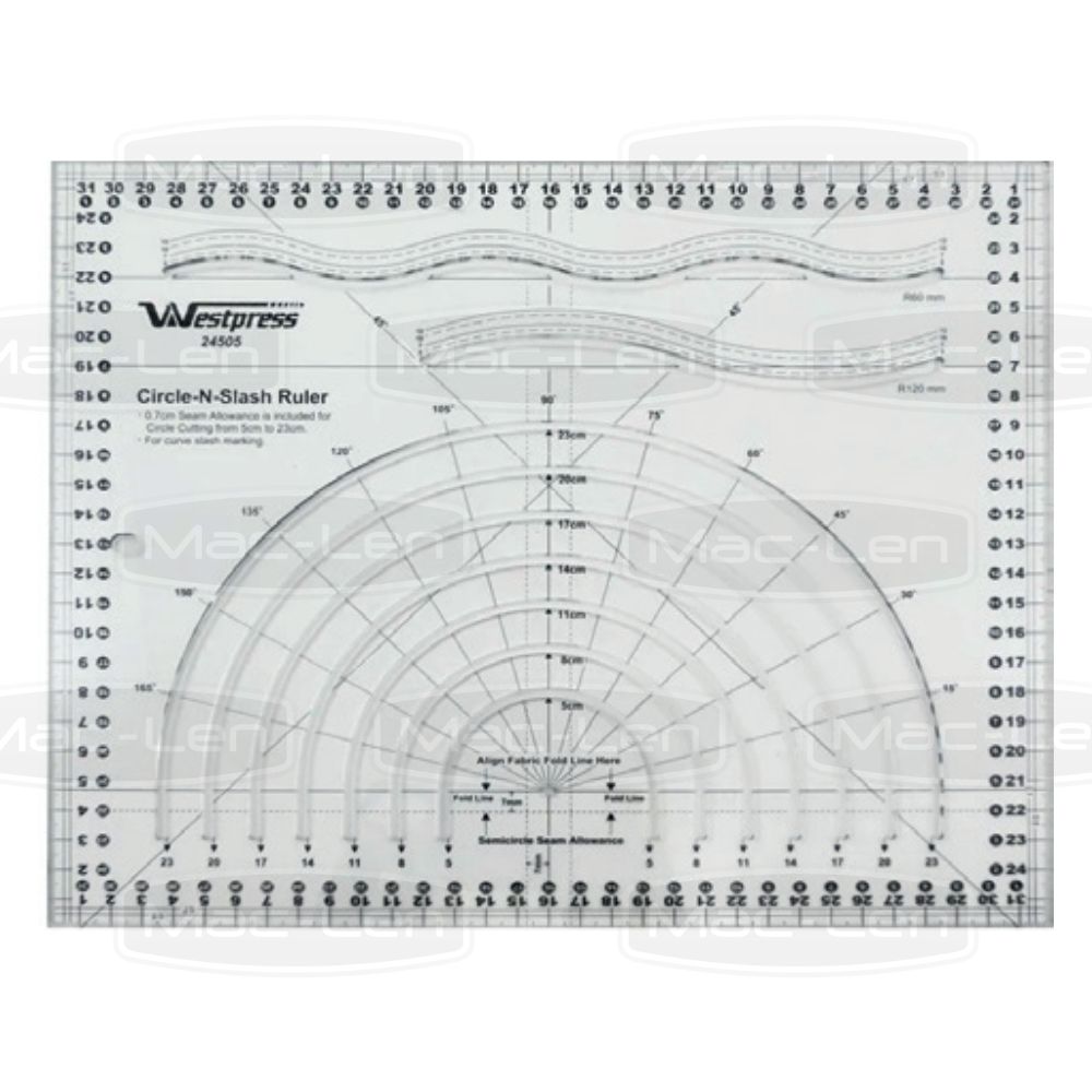 imagem prévia do produto: Régua circular patchwork